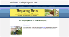 Desktop Screenshot of bingalingbees.com